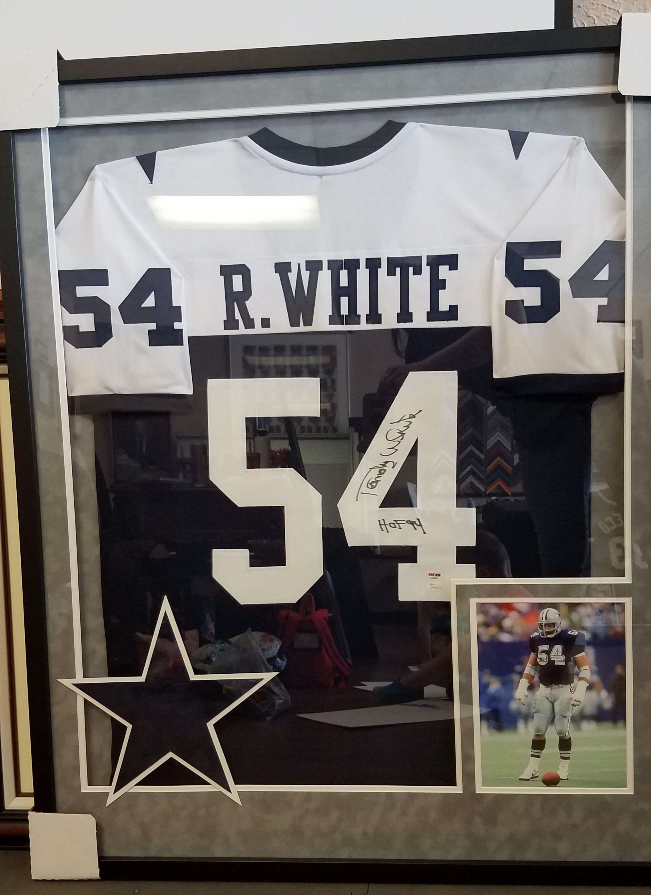 Framed Football Jersey